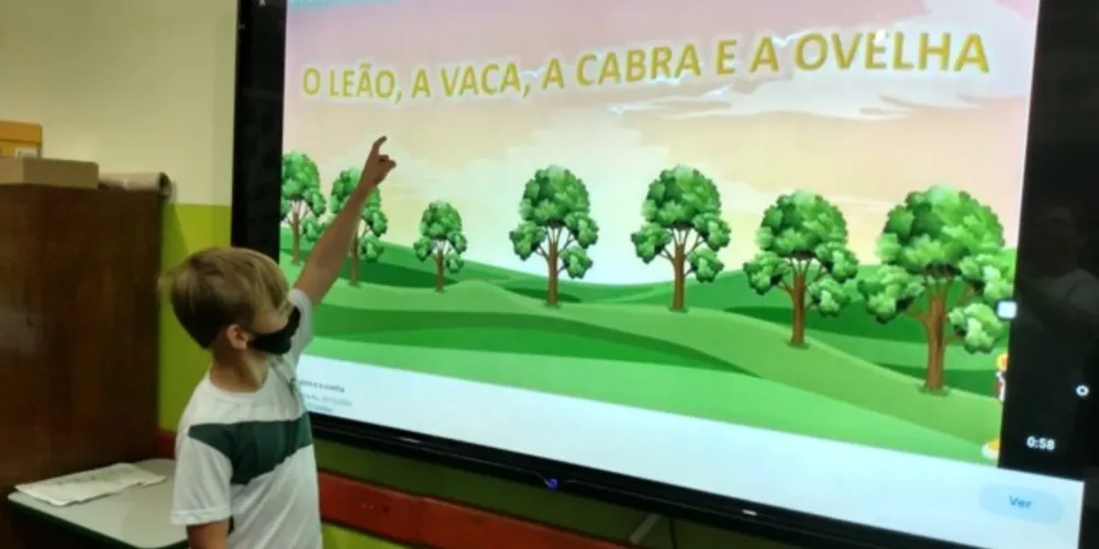 Aspectos digitais auxiliaram trabalho junto ao 5º ano da instituição