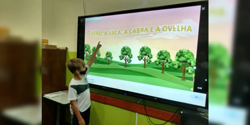 Aspectos digitais auxiliaram trabalho junto ao 5º ano da instituição