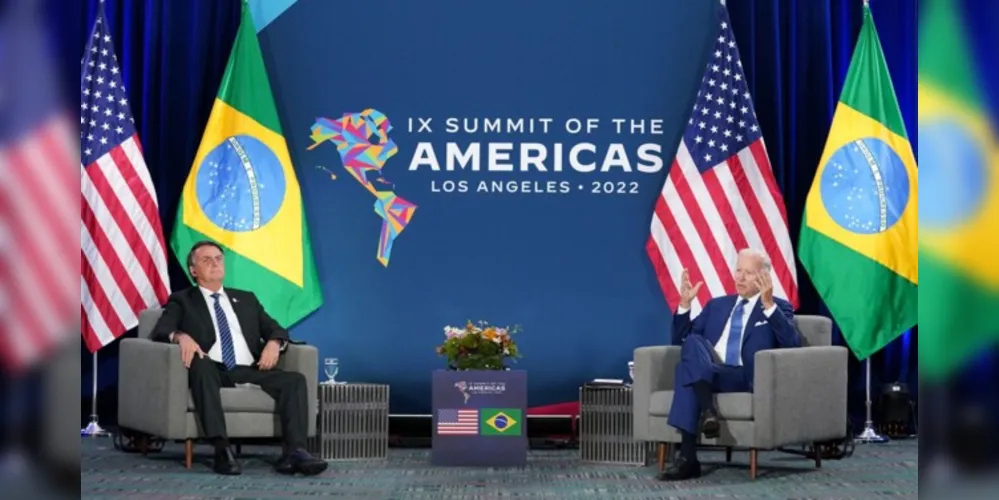 Presidentes Bolsonaro e Biden fazem reunião bilateral nos EUA