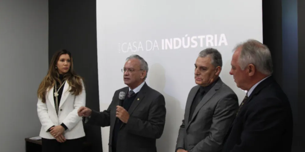 Evento de inauguração da nova sede da Casa da Indústria de Ponta Grossa.