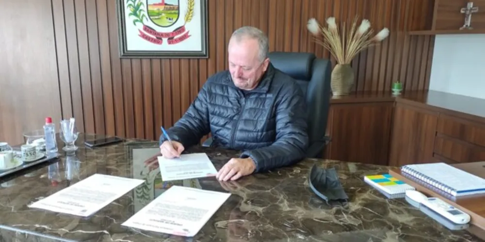 Ordem de Serviço foi assinada nesta semana pelo prefeito Alvaro Telles