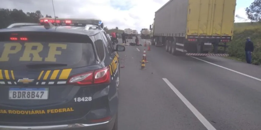 Motociclista teve ferimentos graves