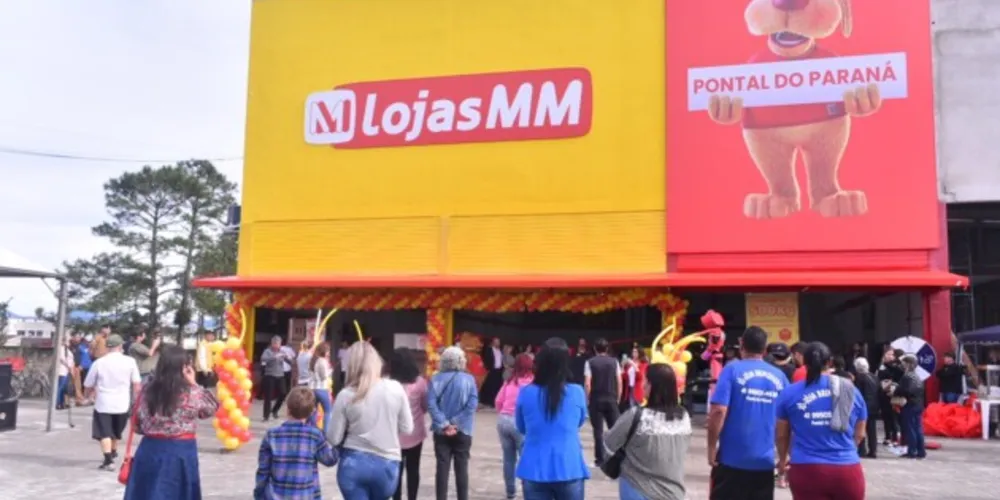 Grande evento marcou a reinauguração da loja em Pontal