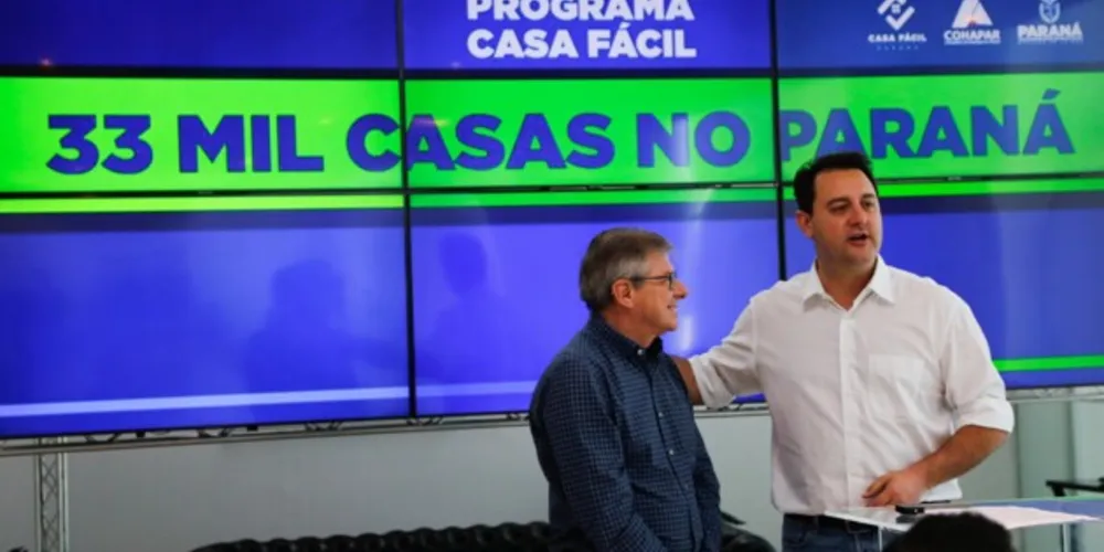 Novos recursos do Governo do Estado beneficiam seis municípios dos Campos Gerais por meio do programa ‘Casa Fácil’