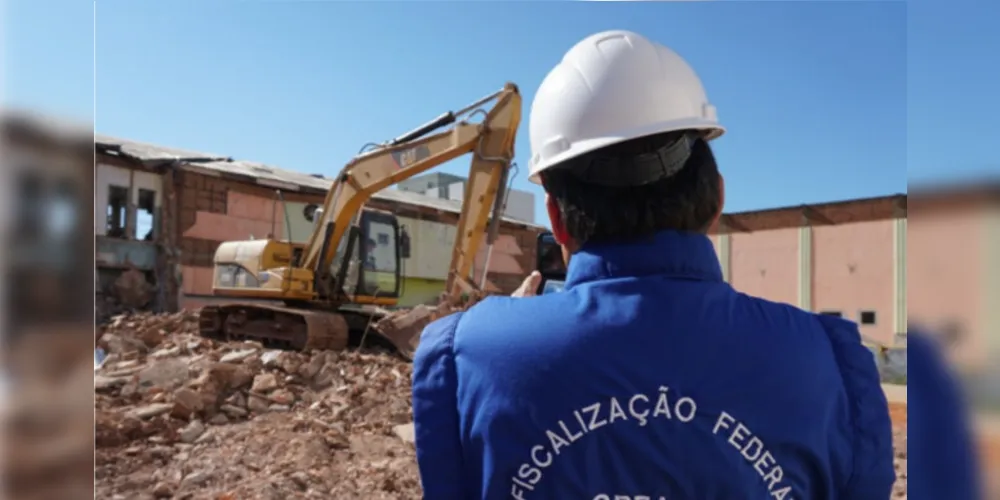 Das 284 obras fiscalizadas em Ponta Grossa, Castro e Telêmaco Borba 42% apresentavam irregularidades