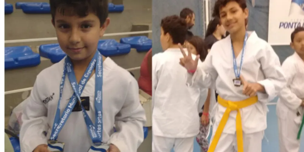 A competição ocorreu no último sábado (30) e os alunos conquistaram medalha de ouro, prata e bronze.