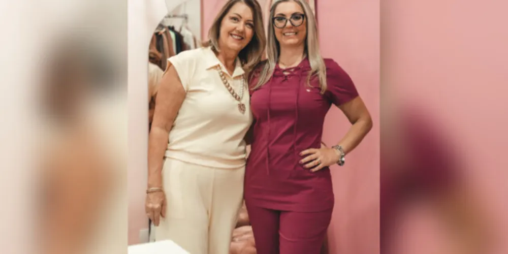 As empresárias Silviane S. Calixto e Bianca Calixto