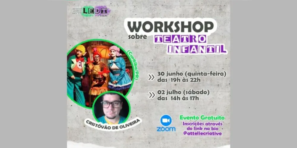 O evento ocorrerá em dois dias e com participação gratuita.
