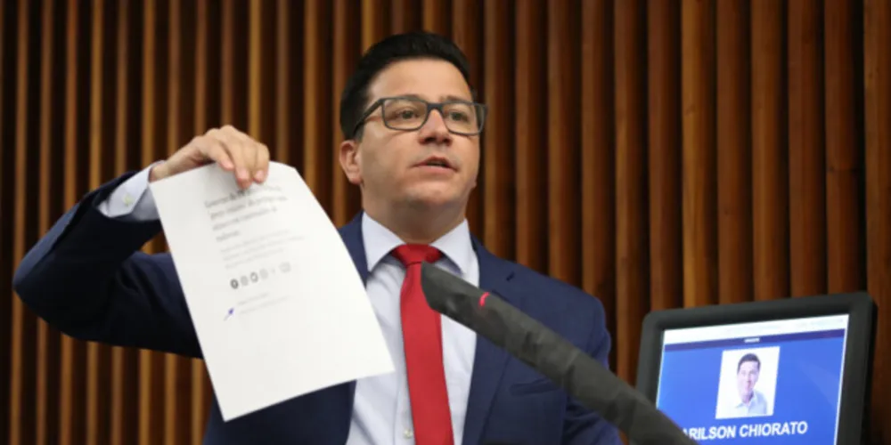 Deputado Arilson Chiorato (PT), autor do projeto de lei.