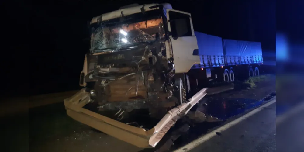 A ocorrência foi registrada na BR 376, KM 492, sentido Curitiba