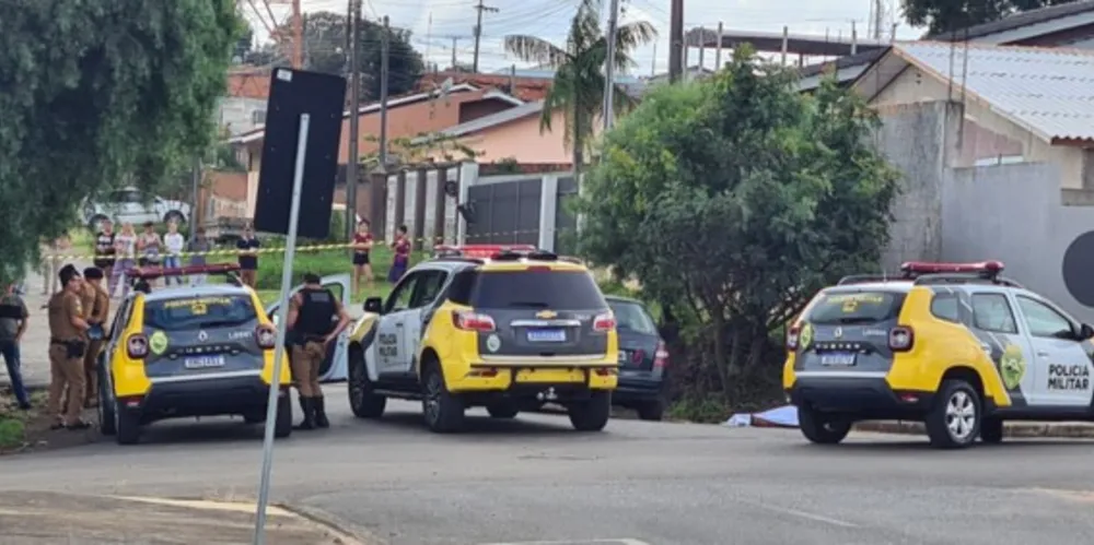 A Polícia Militar isolou o llocal