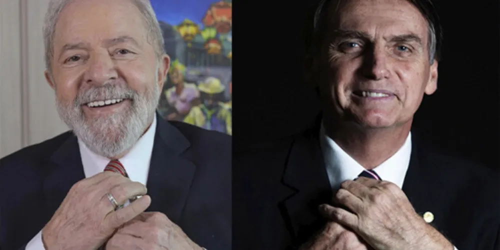 Lula continua 13 pontos à frente de Bolsonaro