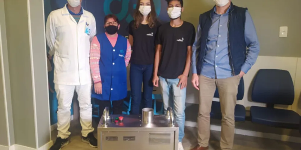 Projeto foi idealizado na UTFPR durante a pandemia da Covid-19