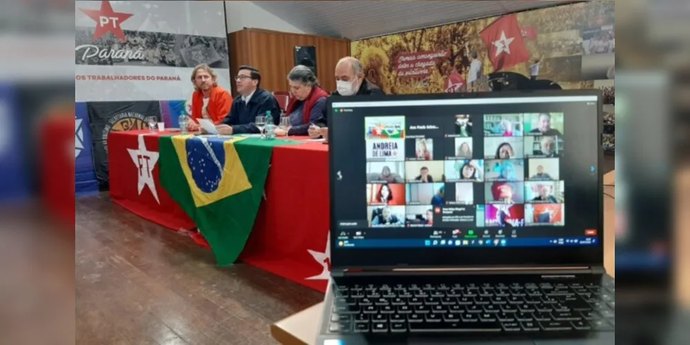 Encontro do partido aconteceu de forma virtual.