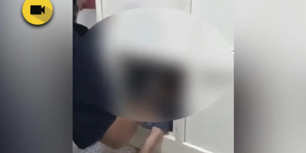 Com um pé de cabra e uma enxada, os GCMs conseguiram abrir a porta sem machucar a criança