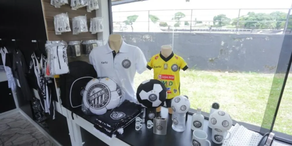 Além do estabelecimento físico, os operarianos terão a opção de adquirir os produtos oficiais no conforto de suas casas