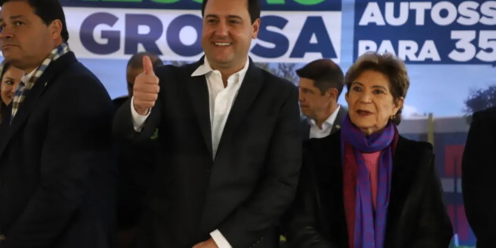 Governador Ratinho Júnior cumpriu agenda na cidade de Ponta Grossa nesta segunda-feira.