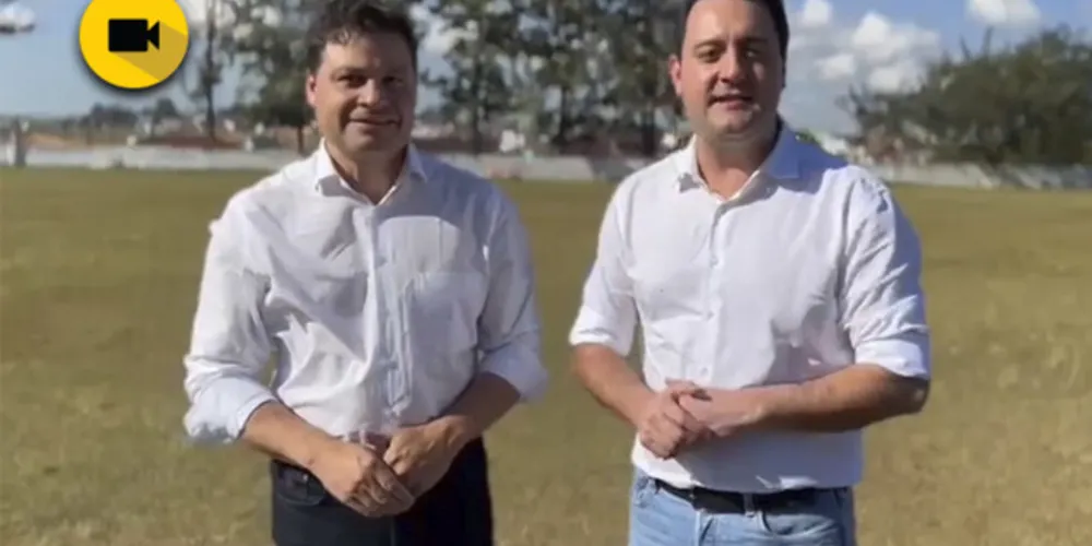 Ratinho Júnior e Sandro Alex confirmaram Carambeí como a cidade que sediará a fábrica de vidros da cervejaria Ambev.