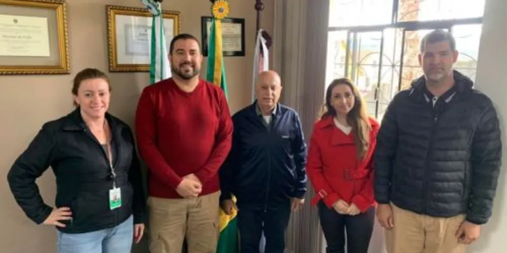 Prefeito Abimael do Vale dialogou com o diretor da CaceSul, Elias Sidnei Mansur