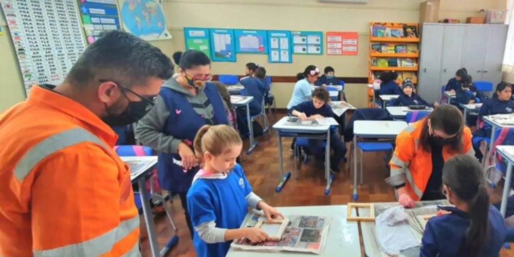 As ações da Semana do Meio Ambiente contribuem para o aprendizado dos alunos, que já estudam o tema ao longo de todas as disciplinas, de maneira transversal.