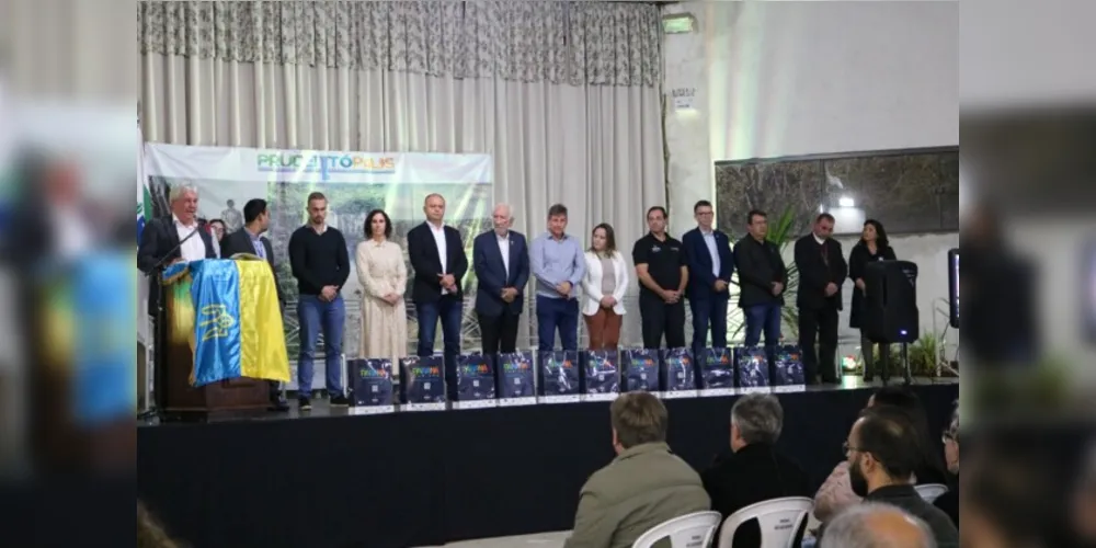 Solenidade de lançamento contou com a presença do vice-governador Darci Piana