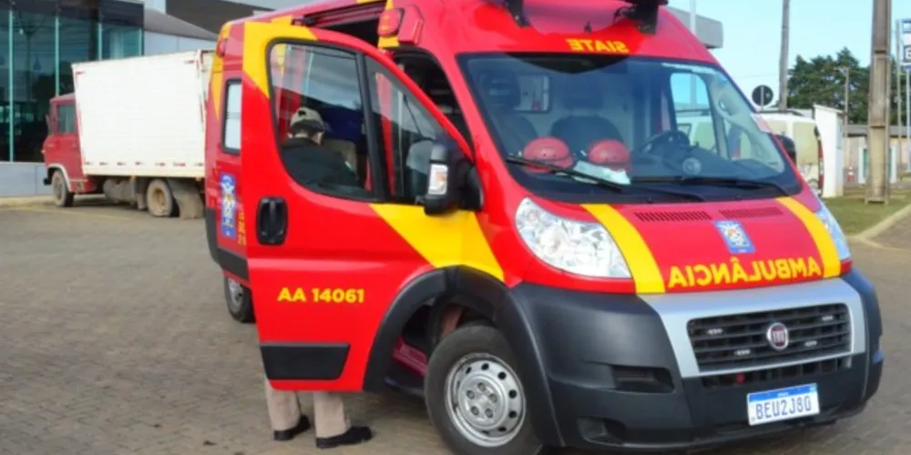 Jovem recebeu atendimento do Siate e foi encaminhada para a UPA Santa Paula com ferimentos leves