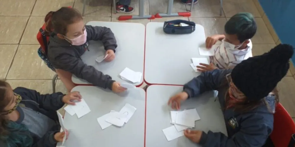 Alunos puderam fixar e absorver os conteúdos estudados através da brincadeira realizada