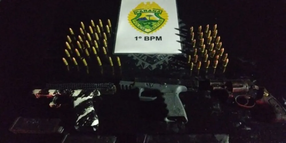 Armas apreendidas com o grupo foram entregues na 13ª SDP