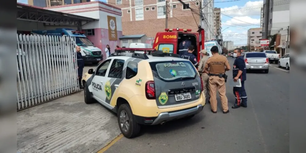 A vítima está toda machucada e será internada na UPA Santana