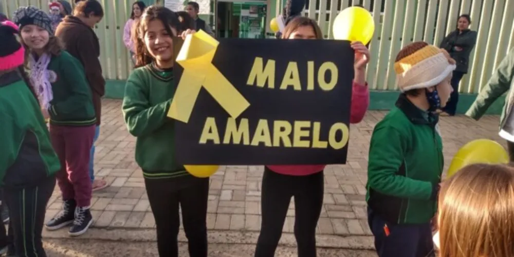Ações dentro da sala de aula e nos arredores da escola contribuíram para a campanha