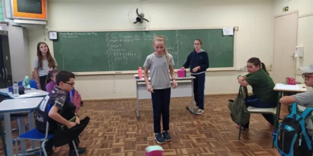 Dinâmica em sala de aula contribuiu para respostas mais rápido e espírito de competição