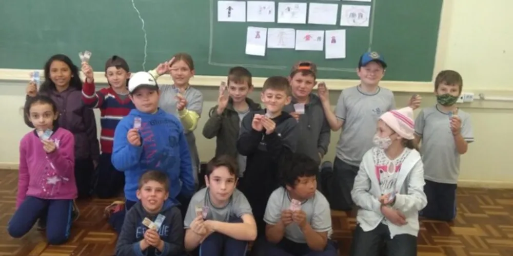 Alunos criaram estratégias de cálculo para trabalhar o tema