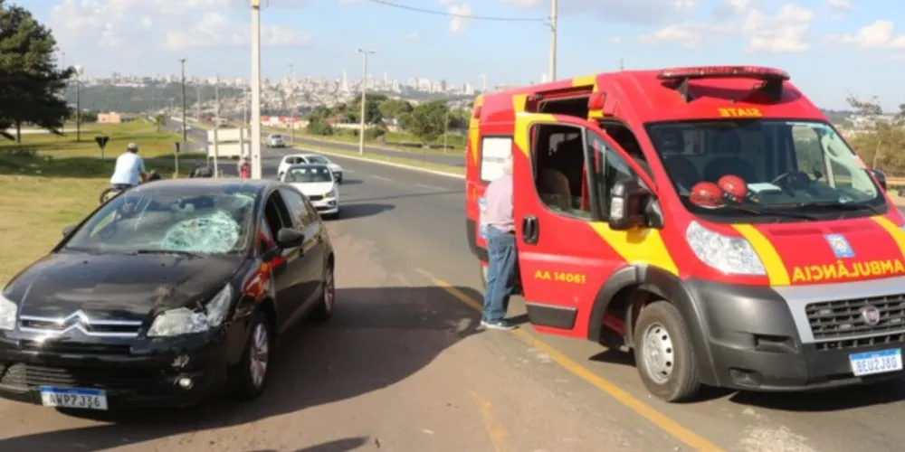 Acidente ocorreu na tarde desta terça-feira (24), em Ponta Grossa