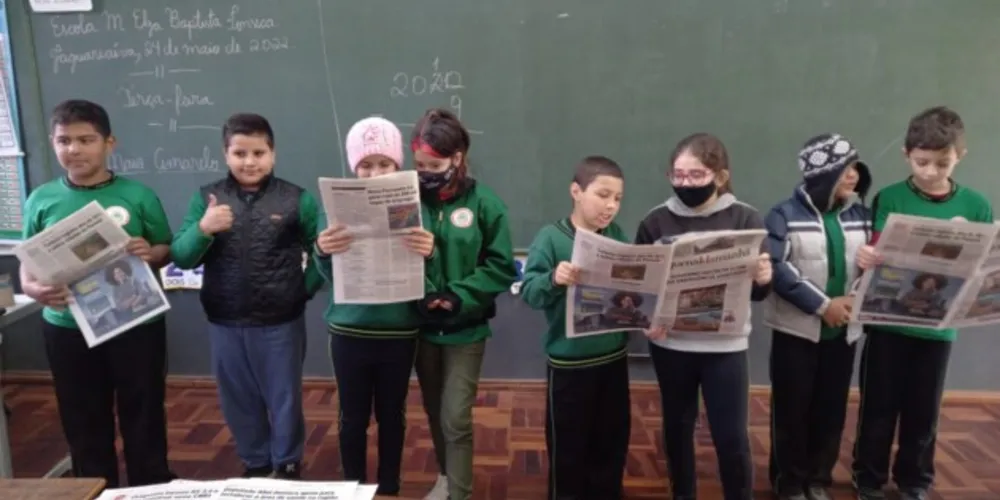 Jornal da Manhã contribuiu efetivamente no estudo em sala