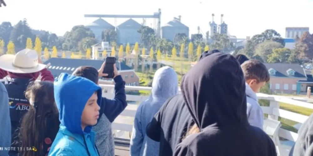 Alunos puderam imergir no conteúdo durante passeio