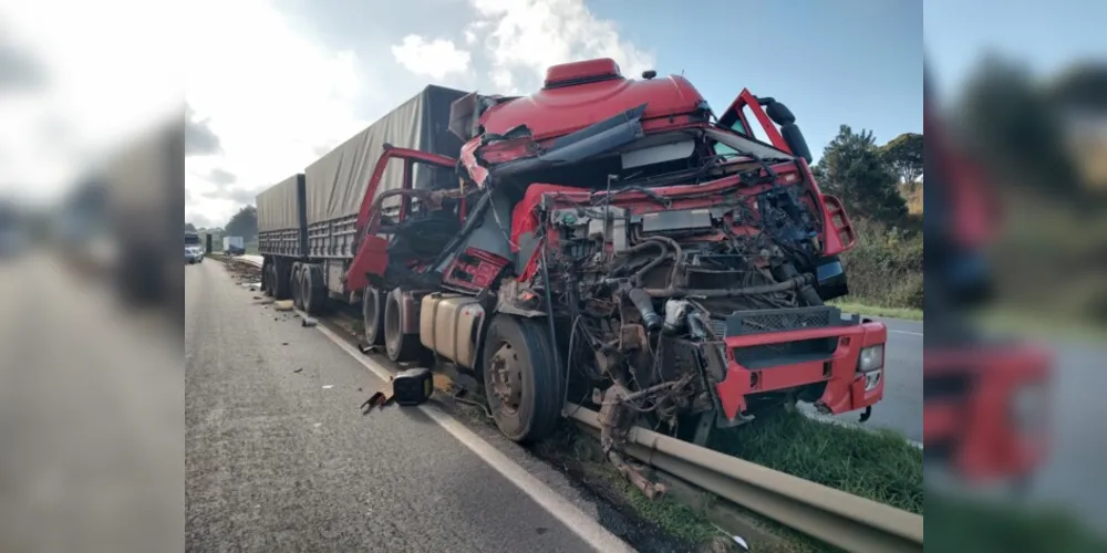 Batida ocorreu na tarde desta segunda-feira (20), em Ponta Grossa