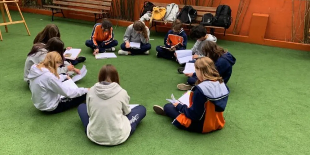 Alunos puderam imergir na obra para desenvolver ações em ambas as disciplinas