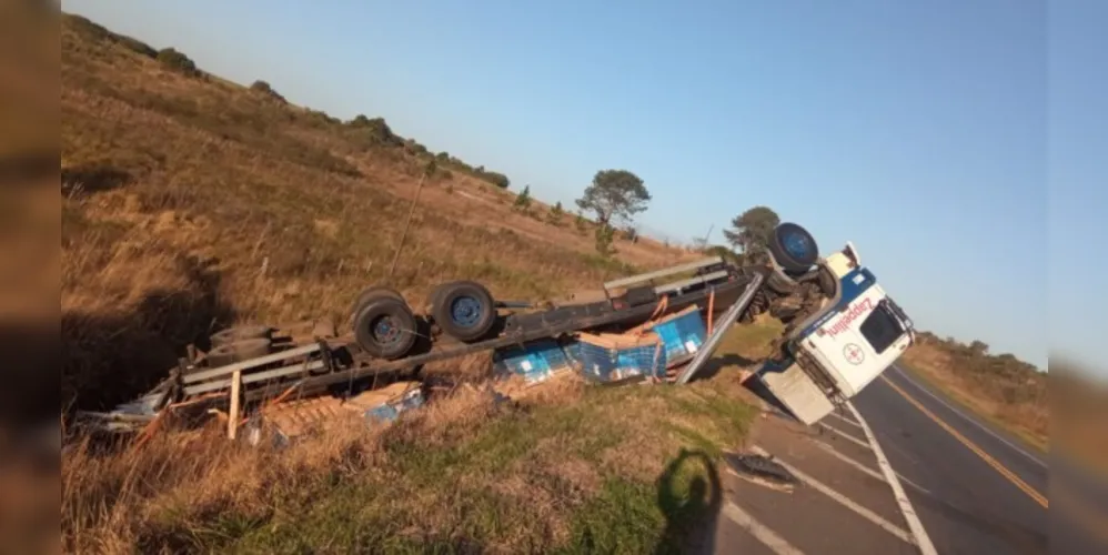 Segundo dados da PRF, o veículo seguia sentido Palmeira quando o condutor perdeu o controle