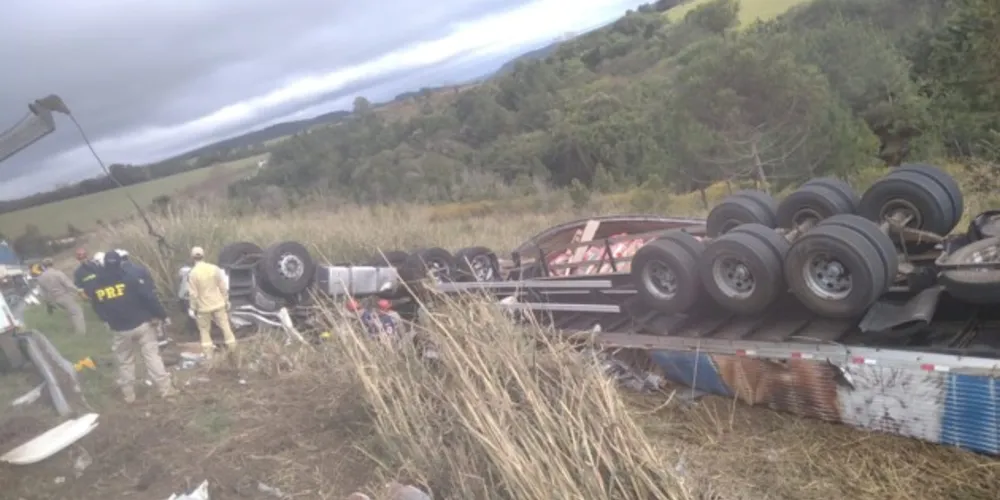 Ocorrência no km 522 da Rodovia do Café é atendida por equipes da PRF e Bombeiros
