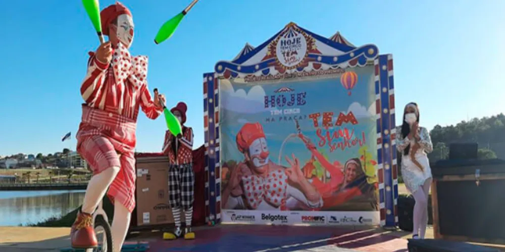 Projeto 'Hoje tem circo na praça?' movimenta PG