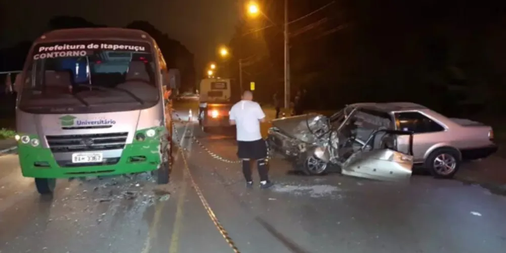 Homem leva golpe, fica bêbado e causa acidente