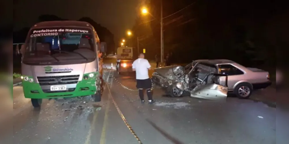 Homem leva golpe, fica bêbado e causa acidente