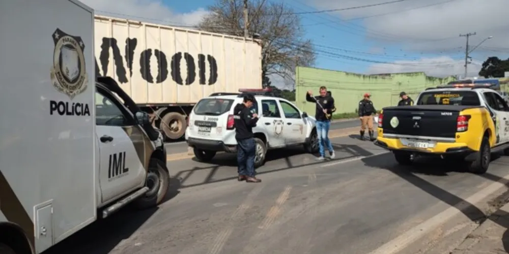 Acidente aconteceu na PR-151, na Vila Boa Vista