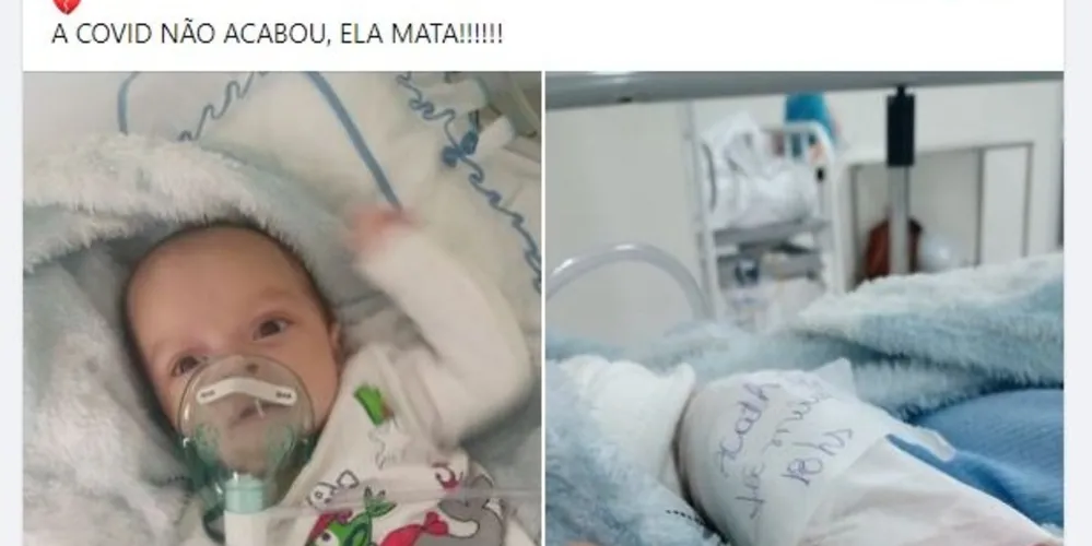 Corpo de Thomaz Gonçalves de Matos, de apenas 1 mês e 18 dias, foi levado diretamente para o cemitério