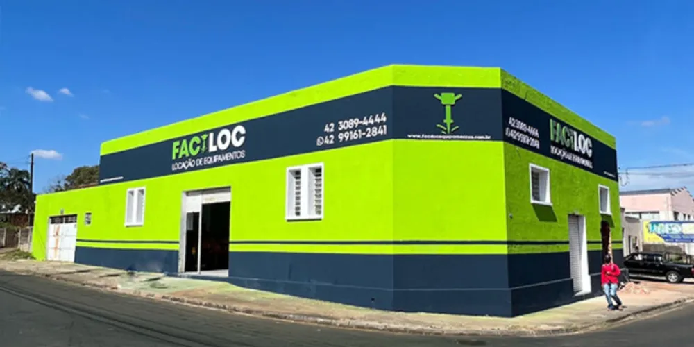 Na Faciloc, o cliente consegue realizar o aluguel fácil com o melhor preço e adquirir um equipamento de alta qualidade