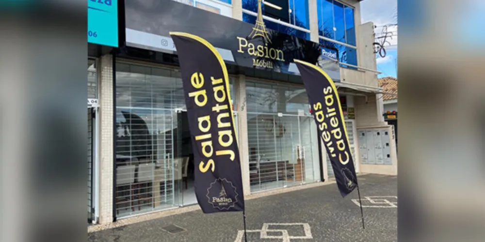 Loja está realizando o parcelamento facilitado, entrega e montagem gratuita para PG, Palmeira e Ipiranga