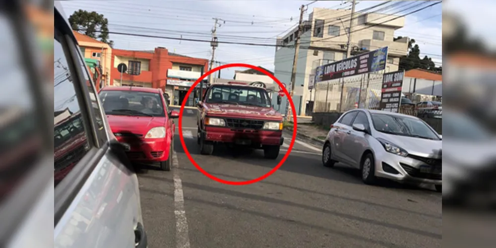 Registro foi feito na Rua Campos Vergueiro, próximo da esquina com a Carlos Cavalcanti