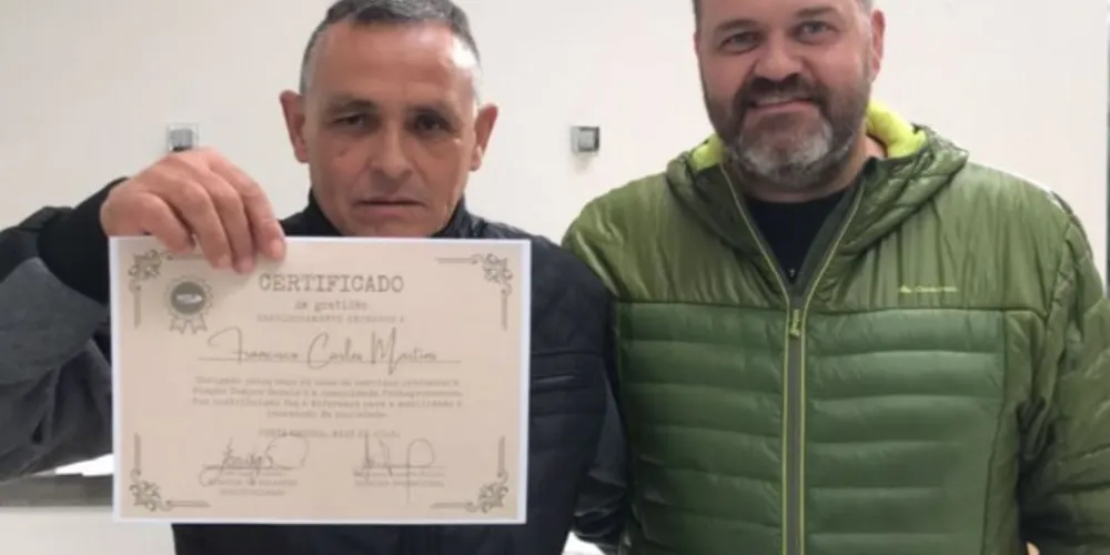 O motorista Francisco Carlos Martins é um dos destaques da concessionária de Ponta Grossa