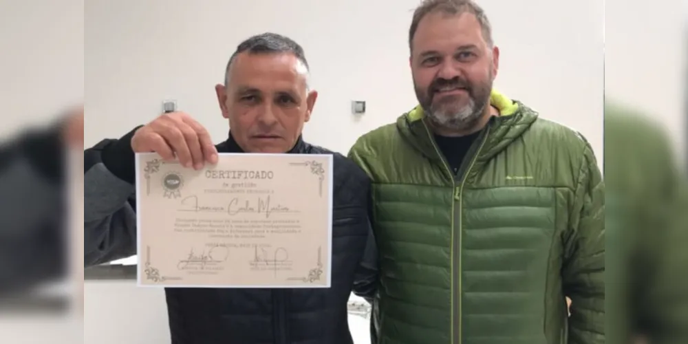 O motorista Francisco Carlos Martins é um dos destaques da concessionária de Ponta Grossa