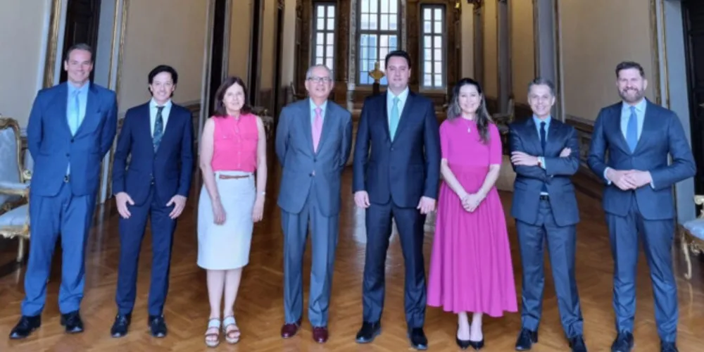 Governador se encontrou com dirigentes e empresários da Associazione delle Camere Di Commercio Italiane all’Estero